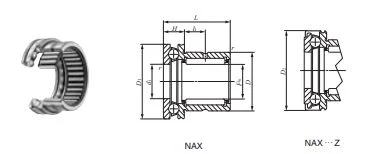 Nax1523 / Nax1523z / Nax-1523z Needle Roller / Thrust Ball Combined Bearing 15X29X23mm